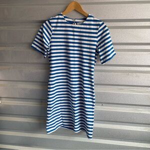 Tuckernuck Womens Stella Stripe Short Sleeve Mini T-Shirt Shift Dress